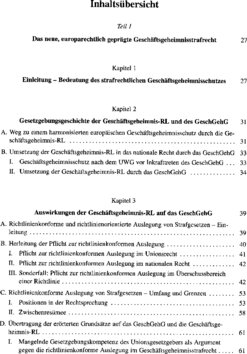 Inhaltsverzeichnis 1