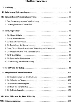 Inhaltsverzeichnis 1