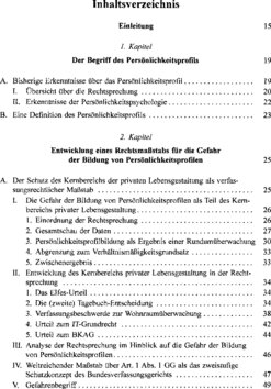 Inhaltsverzeichnis 1