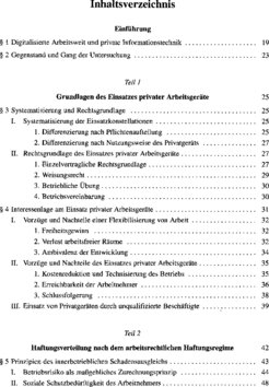 Inhaltsverzeichnis 1