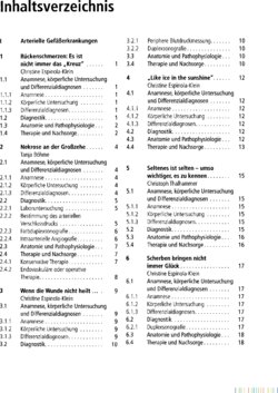 Inhaltsverzeichnis 1