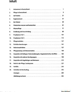 Inhaltsverzeichnis 1