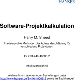 Inhaltsverzeichnis