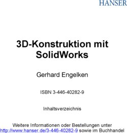 Inhaltsverzeichnis