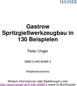 Inhaltsverzeichnis