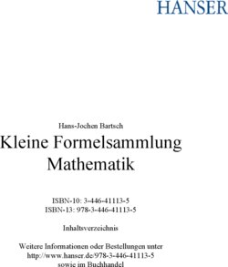 Inhaltsverzeichnis