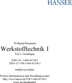 Inhaltsverzeichnis