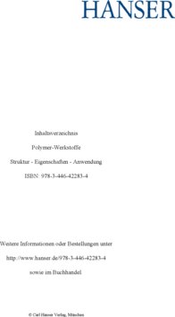 Inhaltsverzeichnis