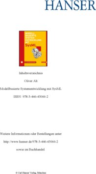 Inhaltsverzeichnis
