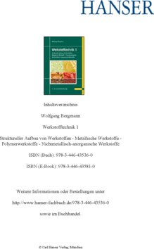 Inhaltsverzeichnis