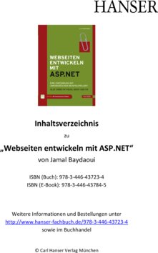 Inhaltsverzeichnis