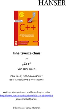 Inhaltsverzeichnis