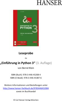 Leseprobe