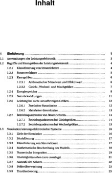Inhaltsverzeichnis 1