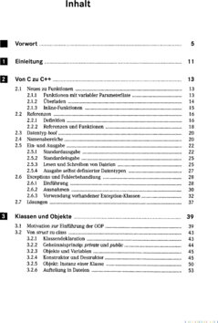 Inhaltsverzeichnis 1