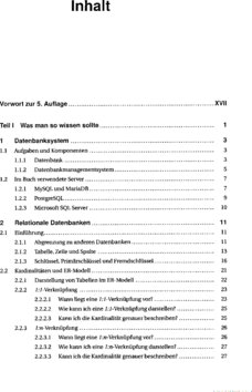 Inhaltsverzeichnis 1