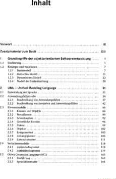 Inhaltsverzeichnis 1