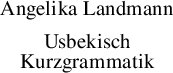 Inhaltsverzeichnis