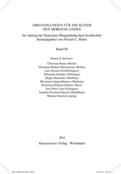 Inhaltsverzeichnis