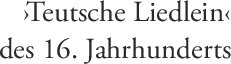 Inhaltsverzeichnis