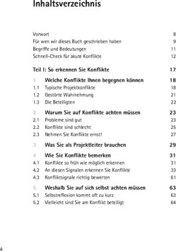 Inhaltsverzeichnis