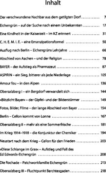 Inhaltsverzeichnis 1