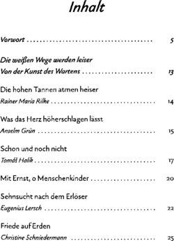 Inhaltsverzeichnis 1