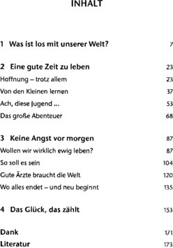 Inhaltsverzeichnis 1