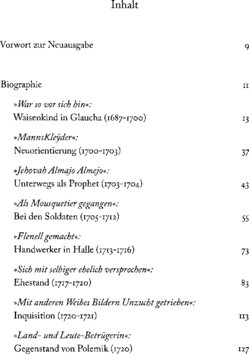 Inhaltsverzeichnis 1