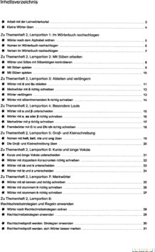 Inhaltsverzeichnis - Trainingsheft zum Grundwortschatz / erarbeitet von Martina Schramm