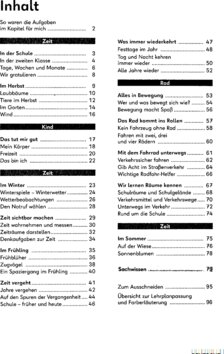 Inhaltsverzeichnis - Arbeitsheft / erarbeitet von Inge Koch und der Cornelsen Redaktion Grundschule