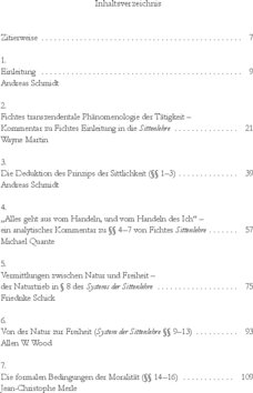 Inhaltsverzeichnis