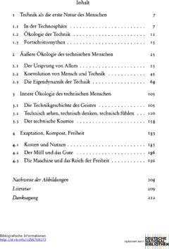 Inhaltsverzeichnis 1