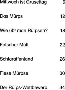 Inhaltsverzeichnis 1