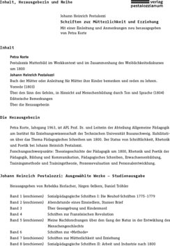 Inhaltsverzeichnis