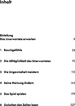Inhaltsverzeichnis 1