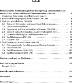 Inhaltsverzeichnis 1