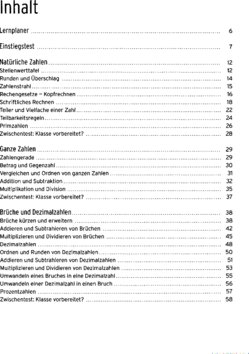 Inhaltsverzeichnis - Übergang 6 → 7 / [Autor: Reinhold Kreutzkamp. Unter Mitarb. von Jürgen Ruschitz und Bernd Wurl]