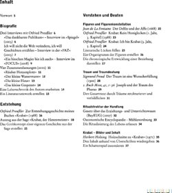 Inhaltsverzeichnis - Materialien und Arbeitsanregungen.