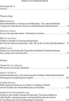 Inhaltsverzeichnis