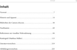 Inhaltsverzeichnis