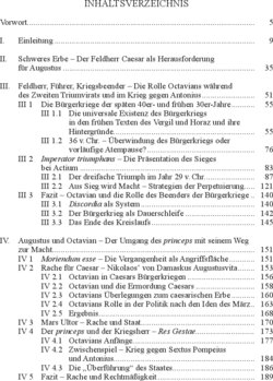 Inhaltsverzeichnis