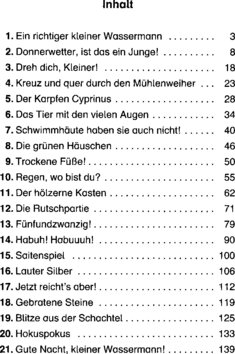Inhaltsverzeichnis - [Hauptbd.]. / Mit Bildern von Winnie Gebhardt