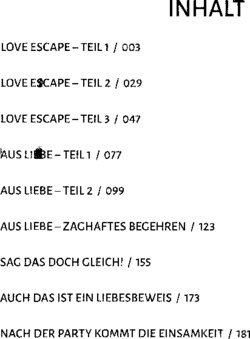 Inhaltsverzeichnis 1