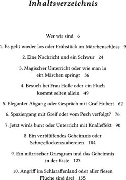 Inhaltsverzeichnis 1