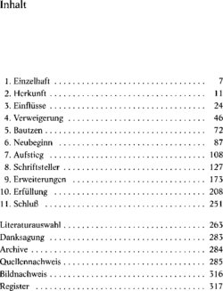 Inhaltsverzeichnis 1