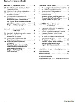 Inhaltsverzeichnis - Arbeitsheft - Lernfelder 6/9 / Peschel