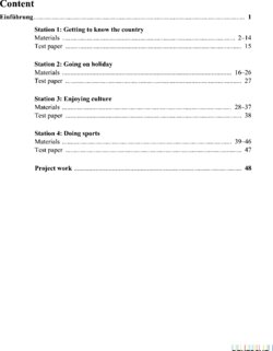 Inhaltsverzeichnis - Wales : 7./8. Schuljahr ; auf CD-ROM Lerntypentest, Organisationshinweise, Kopiervorlagen, Hörtexte / Ilse Petilliot-Becker