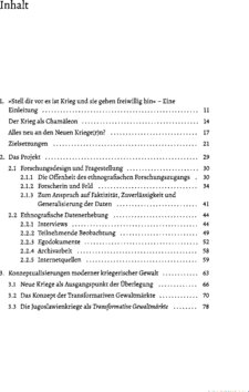 Inhaltsverzeichnis 1