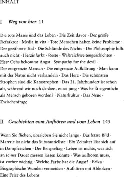 Inhaltsverzeichnis 1